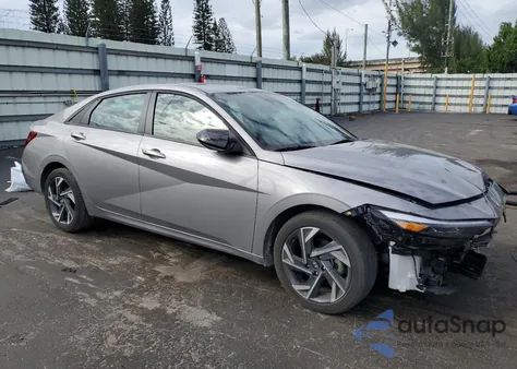 2025 Hyundai Elantra Sel Sport from USA, damaged, VIN KMHLM4DG1SU975291